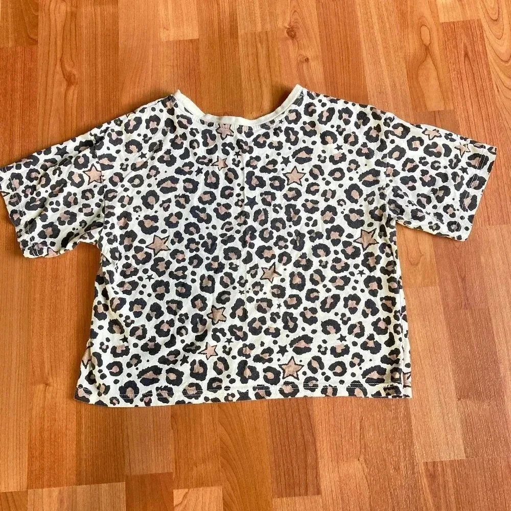 Converse Kid’s All-Star Chuck Taylor Leopard Print T-Shirt, Large (12-13‎ yrs)